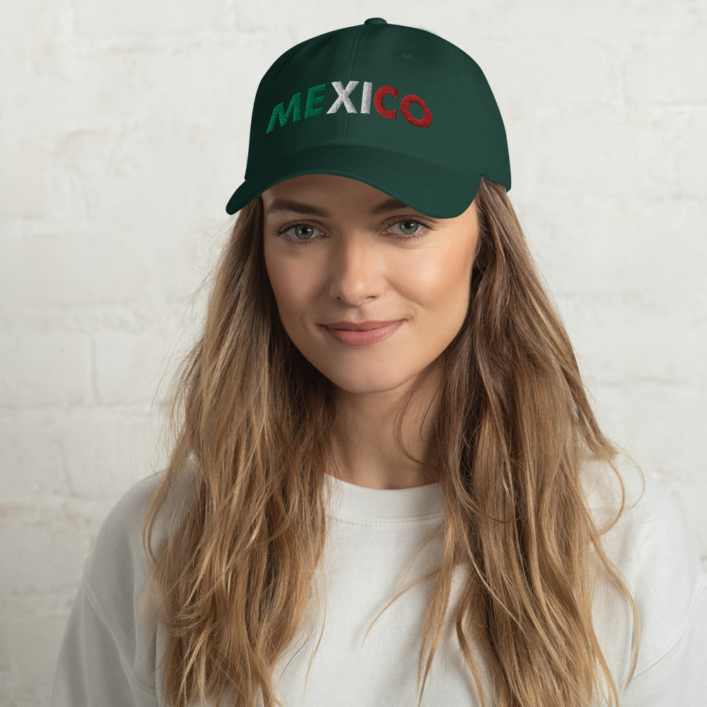 Mexico Dad Hat Embroidery Denim Baseball Cap Casual Trucker Hat Summer Cozy Mom Hat Team Hats