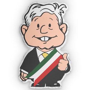 AMLO Andres Manuel Lopez Obrador Shaped Pillow