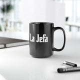 La Jefa Black Coffee Mug (11oz & 15 oz)