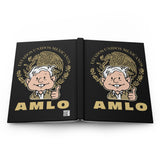 Hardcover Journal Matte with Amlito Cartoon and Mexican Escudo Nacional