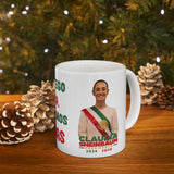 Claudia Sheinbaum Mexican President Ceramic Mug (11oz, 15oz)