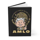 Hardcover Journal Matte with Amlito Cartoon and Mexican Escudo Nacional