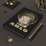 Hardcover Journal Matte with Amlito Cartoon and Mexican Escudo Nacional