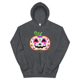 Day of the Dead (Dia de Muertos) Sugar Skull Halloween Pumpkin Unisex Hoodie